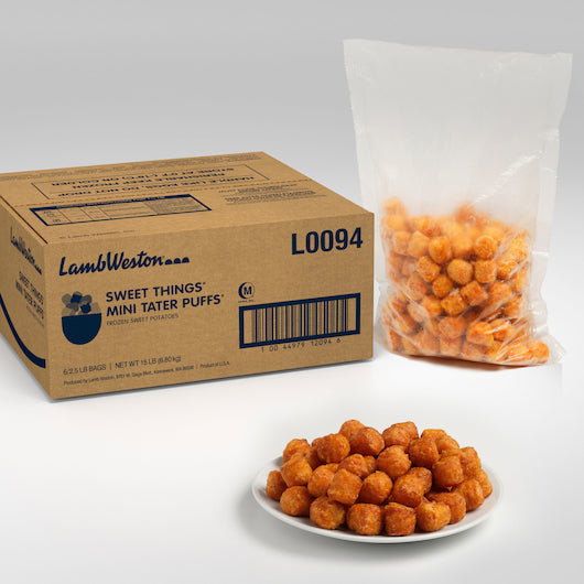 Sweet Things Sweet Mini Tater Puffs, 6 x 2.5 lb Case - DOT product image 4