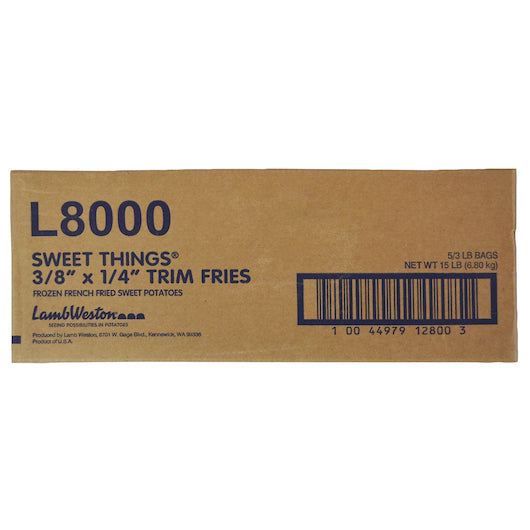 Lamb Weston Sweet POTATO Fries, 5 x 3 lb Case - DOT product image 7