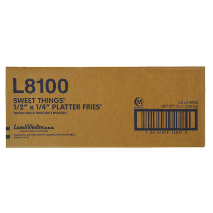 Lamb Weston Sweet Potato Fries, 5 x 3 lb Case - DOT product image 2