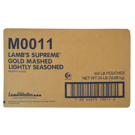 Lamb Supreme Yukon GOLD MASHED Potatoes, 6 x 4 lb Case - DOT product image 2