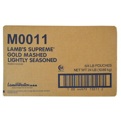 Lamb Supreme Yukon GOLD MASHED Potatoes, 6 x 4 lb Case - DOT product image 2