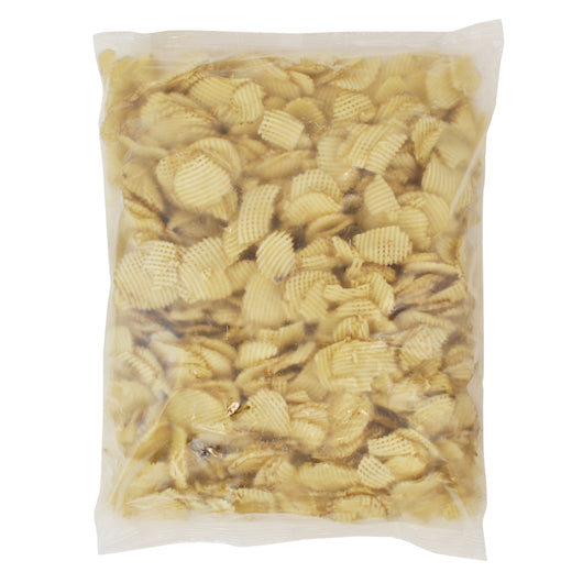 House Cuts Lattice Chips Skin on Potato, 5 x 5 lb Case - Frozen Potatoes Sides