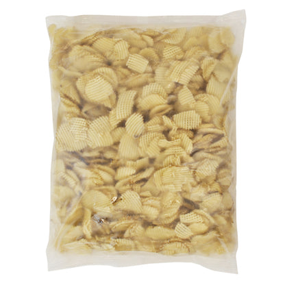 House Cuts Lattice Chips Skin on Potato, 5 x 5 lb Case - Frozen Potatoes Sides