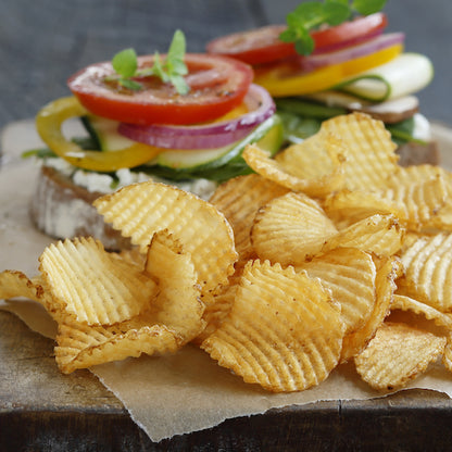 House Cuts Lattice CHIPS SKIN ON POTATO, 5 x 5 lb Case - DOT product image 4