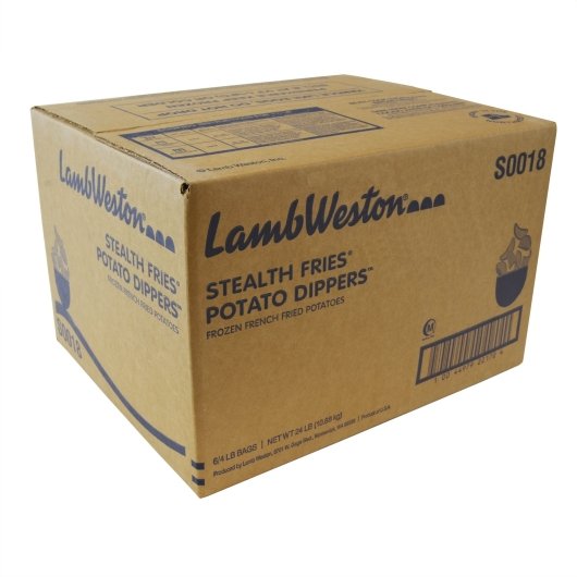 Stealth Fries Potato Dippers, 6 x 4 lb Case - DOT product image 5