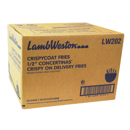 Crispy Coat Fries 1/2" CONCERTINA FRIES, 6 x 5 lb Case - DOT product image 5