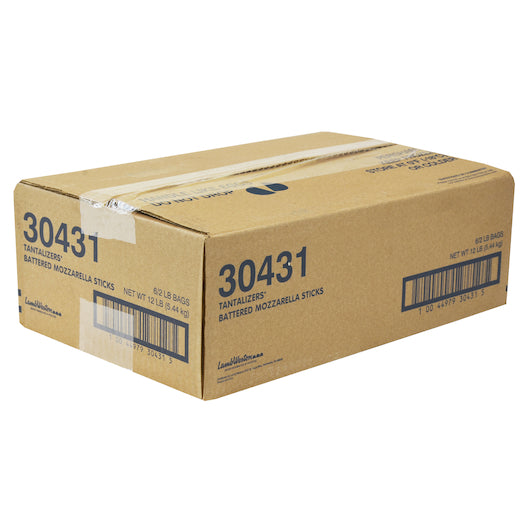 Tantalizers 2.75 Inch BATTERED MOZZARELLA STICKS, 6 x 2 lb Case - DOT product image 5