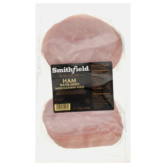 Armour Eckrich Sliced Armour Sandwich Solution Sliced Smoked Ham, 6 x 34.68 oz Case - Frozen Meat & Seafood