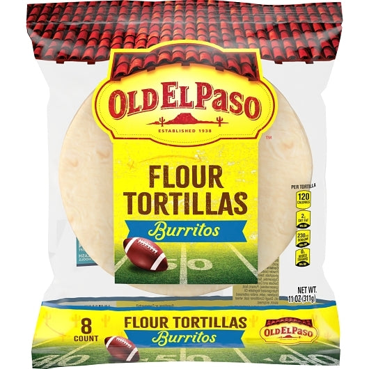 Old El Paso 8 Inch Burrito Flour Tortilla, 12 x 11 oz Case - DOT product image 3