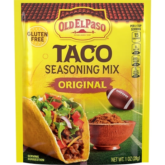 Old El Paso Original Taco Seasoning, 32 x 1 oz Case - DOT product image 4