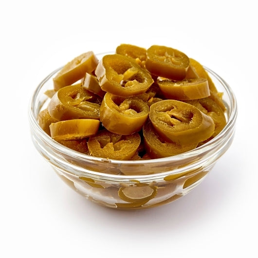 Old El Paso Sliced Jalapeno Peppers, 4 x 106 oz Case - GS1 product shown out of package
