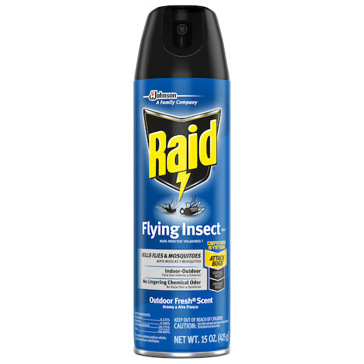 Raid Flying Insect Killer, 12 x 15 oz Case - Cleaners & Sanitizers