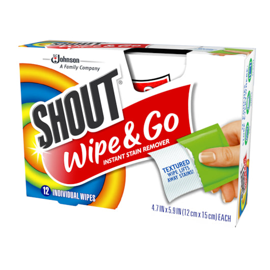 Shout WIPES 12 COUNT, 12 x 12 each Case - DOT product image 6