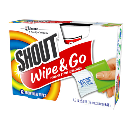 Shout WIPES 12 COUNT, 12 x 12 each Case - DOT product image 6