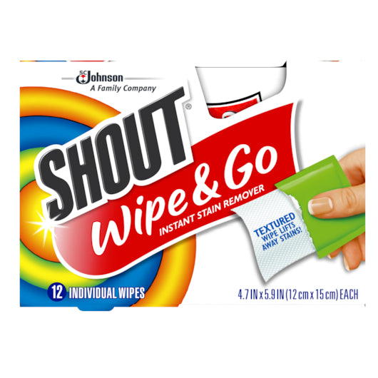 Shout WIPES 12 COUNT, 12 x 12 each Case - DOT product image 7