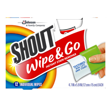 Shout WIPES 12 COUNT, 12 x 12 each Case - DOT product image 7