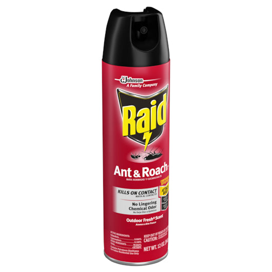 Raid Outdoor Fresh Scent Ant & Roach Killer, 12 x 12 oz Case - DOT product image 8