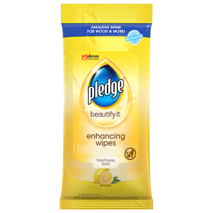 Pledge LEMON WIPES, 12 x 24 ct Case - DOT product image 4