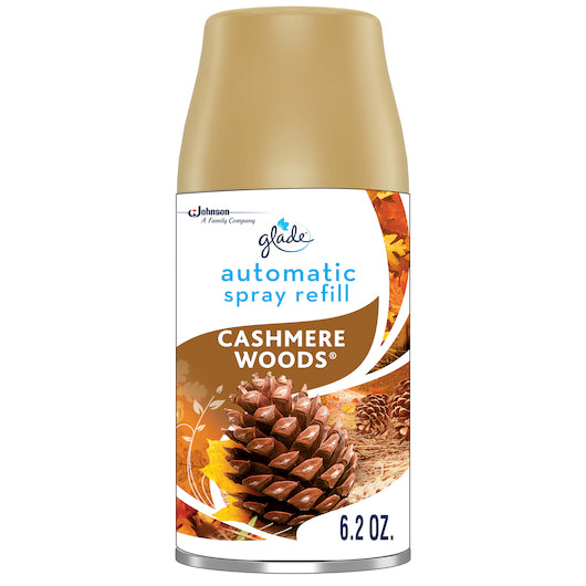 Glade AUTOMATIC SPRAY REFILL CASHMERE WOODS, 6 x 6.2 oz Case - DOT product image 5