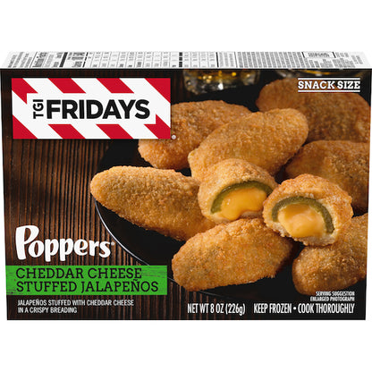 Tgif Frozen Pizza Cheddar Cheese Jalapeno Poppers, 8 x 8 oz Case - DOT product image 2