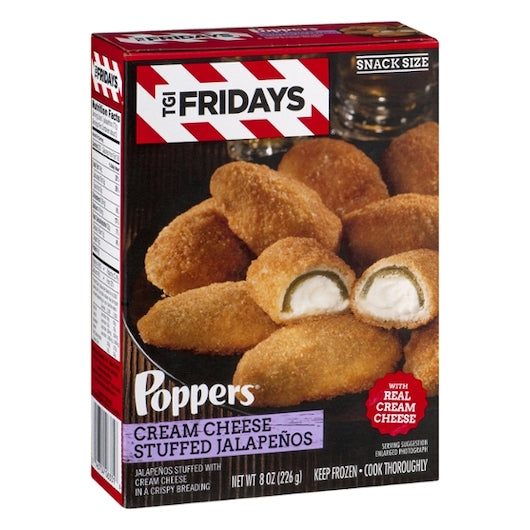 Tgi Fridays Poppers Cream Cheese Stuffed Jalapeno Poppers, 8 x 226 GR Case - DOT product image 4