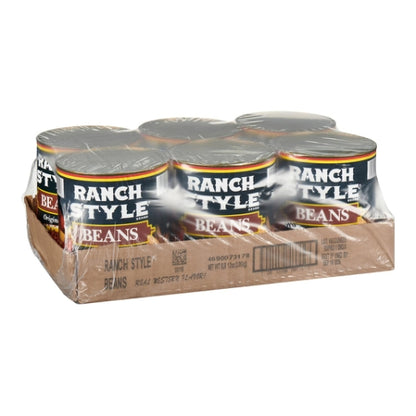 Texas Style Beans BEAN RANCH STYLE ORIGINAL, 6 x 108 oz Case - Unclassified DOT image