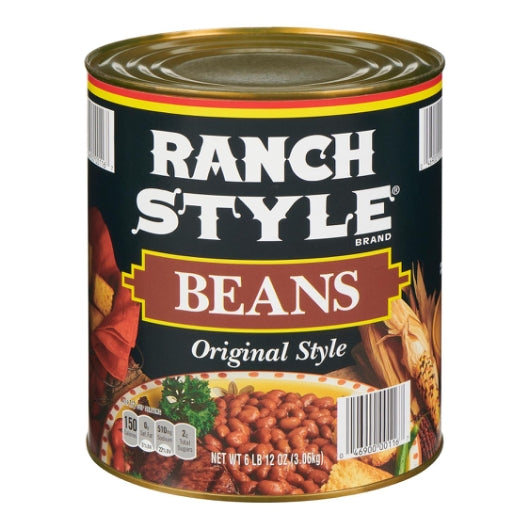Texas Style Beans BEAN RANCH STYLE ORIGINAL, 6 x 108 oz Case - Unclassified DOT image