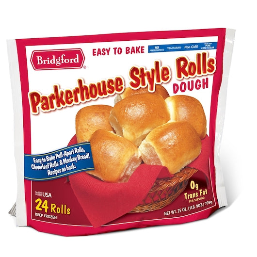 Bridgford Easy to Bake Parkerhouse Style Roll Dough, 12 x 25 oz Case - DOT product image 2