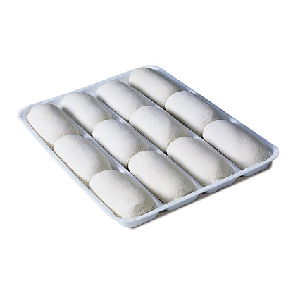 Bridgford White Demi Loaf Dough Tray Pack, 1 x 60 each Case - Breads, Rolls & Buns