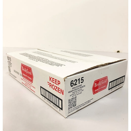 Bridgford Preformed Ready Layer Pack White Dough Sheet, 1 x 10 PC Case - Alternate product angle or state