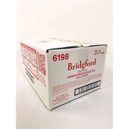Bridgford Parkerhouse White Yeast Rolls Dough Tray Pack, 240 x 17 lb Case - Alternate product angle or state
