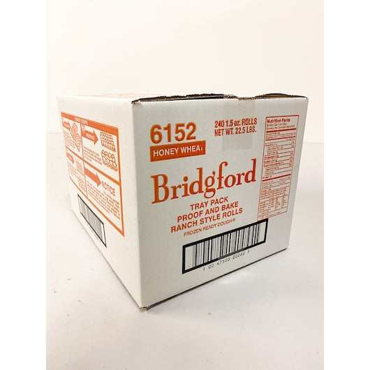 Bridgford Whole Grain Honey Wheat Ranch Yeast Roll Dough, 1 x 240 PC Case - Alternate product angle or state