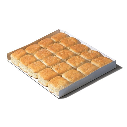 Bridgford 3 Inch Old South Sliced Buttermilk Biscuit, Layer Pack, 1 x 100 PC Case - Breads, Rolls & Buns