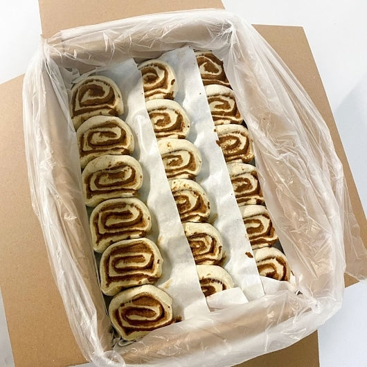 Bridgford Gourmet Cinnamon Roll Dough, 1 x 72 PC Case - Breads, Rolls & Buns