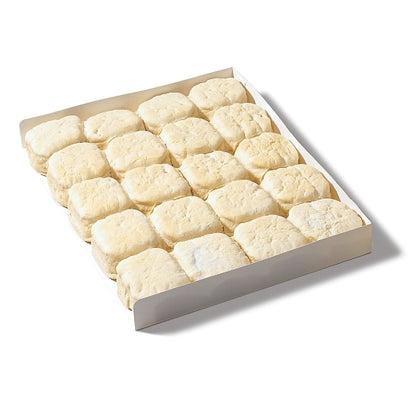 Bridgford 3.25 Inch Parbaked Buttermilk Biscuit, Layer Pack, 1 x 100 PC Case - Breads, Rolls & Buns