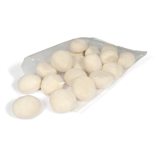 Bridgford White Bun Bag Pack Dough, 1 x 84 PC Case - Breads, Rolls & Buns