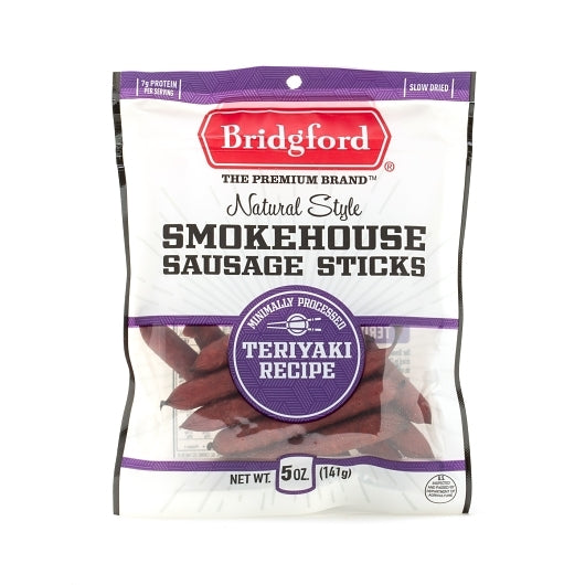 Bridgford Teriyaki Smokehouse Sausage Sticks, 8 x 5 oz Case - Meat, Poultry & Seafood - image 2