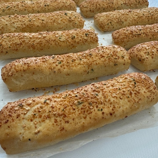 Bridgford Fully Baked White Cheesy Garlic Breadstick, 1 x 120 PC Case - Breads, Rolls & Buns - image 2