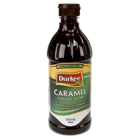 Durkee Caramel Food Coloring, 6 x 32 fl oz Case - Pantry Ingredients