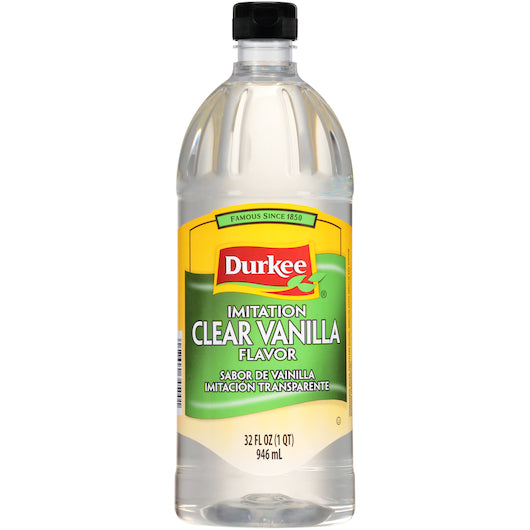 Durkee Imitation Clear Vanilla Flavoring, 6 x 32 fl oz Case - DOT product image 4