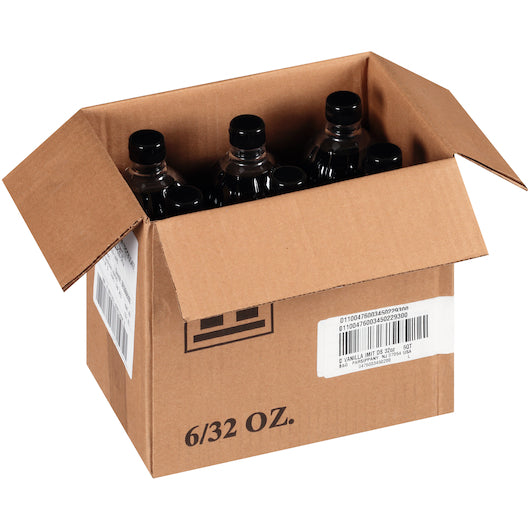 Durkee Imitation Double Strength Vanilla Flavoring, 6 x 32 fl oz Case - DOT product image 6