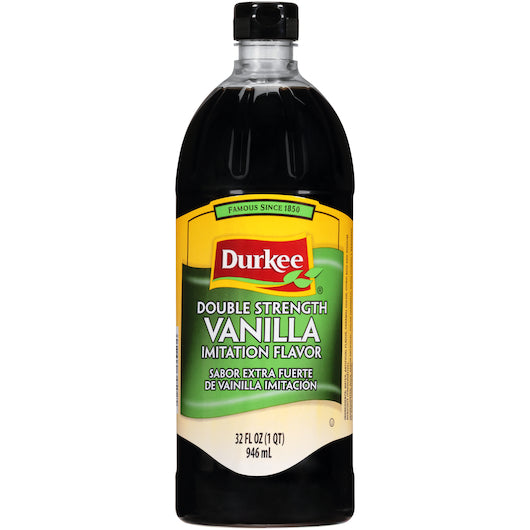 Durkee Imitation Double Strength Vanilla Flavoring, 6 x 32 fl oz Case - DOT product image 4