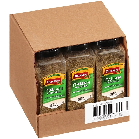Durkee Italian Seasoning, 6 x 6 oz Case - GS1 open-case image