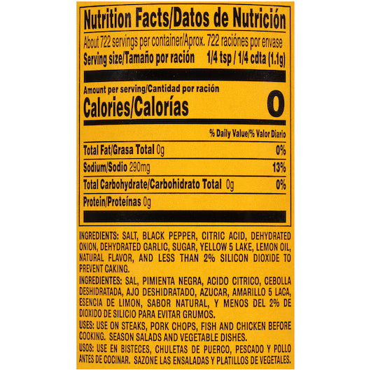 Durkee Lemon Pepper Seasoning, 6 x 28 oz Case - DOT product image 8