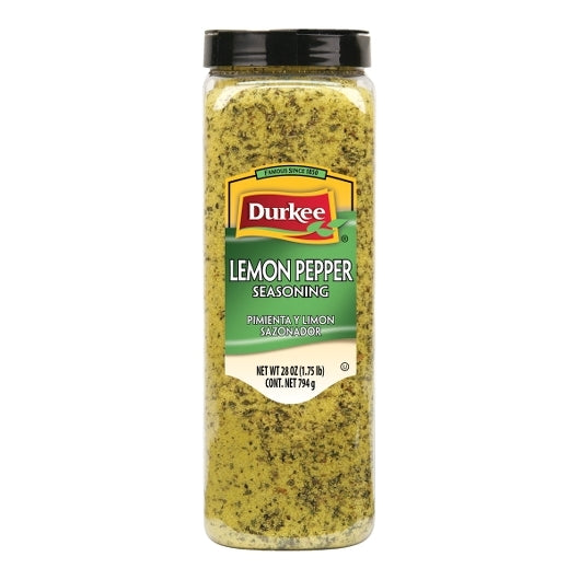 Durkee Lemon Pepper Seasoning, 6 x 28 oz Case - Spices Seasonings