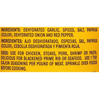 Durkee Cajun Seasoning, 6 x 22 oz Case - DOT product image 7
