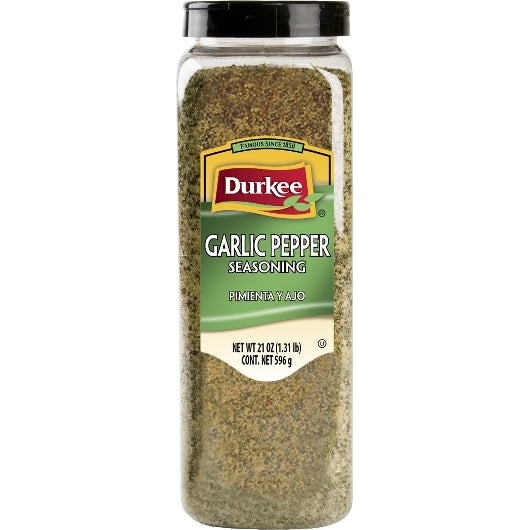 Durkee Garlic Pepper Seasoning, 6 x 21 oz Case - Spices Seasonings