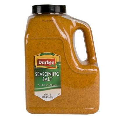 Durkee Seasoning Salt, 6 x 80 oz Case - Spices Seasonings