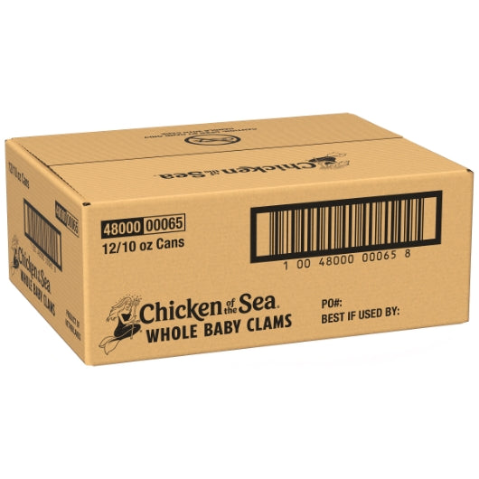 Chicken Of The Sea Whole Baby Clams, 12 x 10 oz Case - DOT product image 7