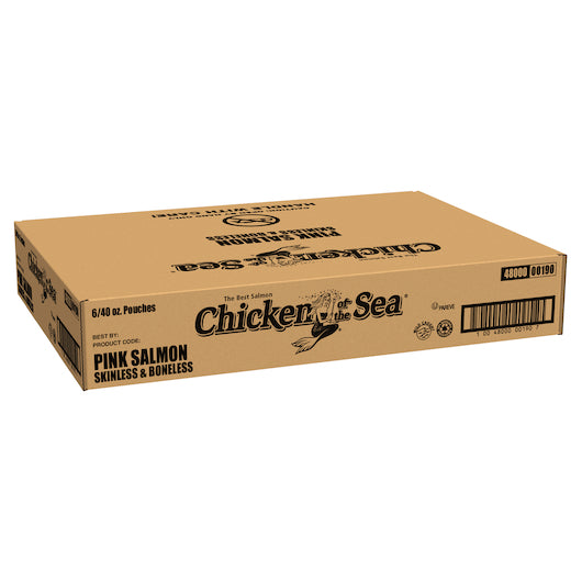 Chicken Of The Sea Skinless Boneless Pink Salmon Pouch, 6 x 40 oz Case - DOT product image 5